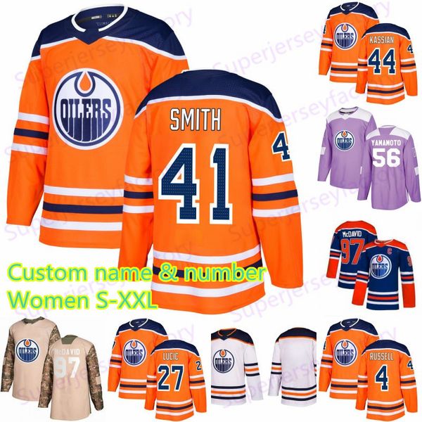 

Women 41 Mike Smith Edmonton Oilers Jersey 97 Connor McDavid 29 Leon Draisaitl 33 Cam Talbot 99 Wayne Gretzky 19 Maroon Hockey jerseys