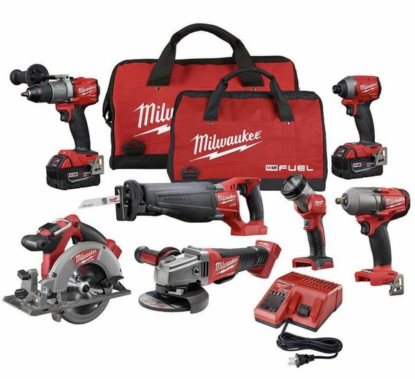 

New product milwaukee m18 2997 27 18v cordle kit 7 piece
