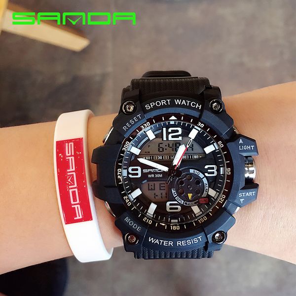 

mens watches g style waterproof sports watches digital electronics wrist watch clock men reloj hombre new, Slivery;brown