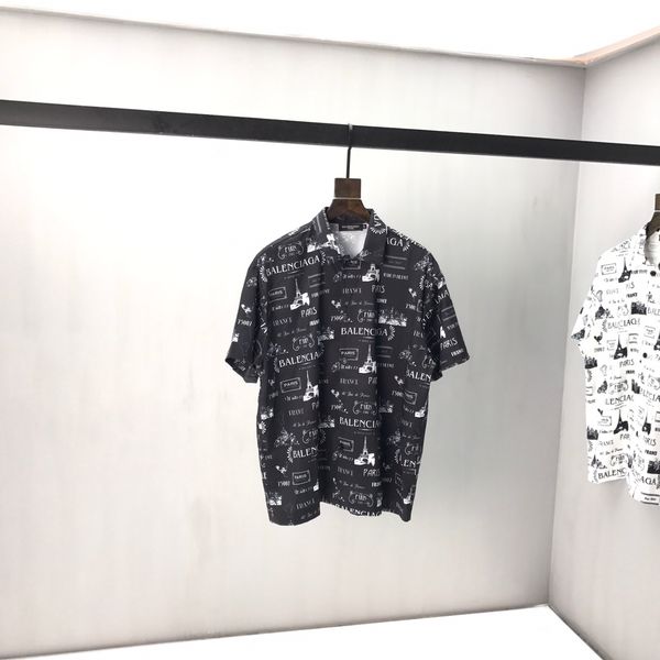 

luxury mens designer t shirt famous brand letter printing mens designer short sleeves black white men women hip hop tees 119s, White;black