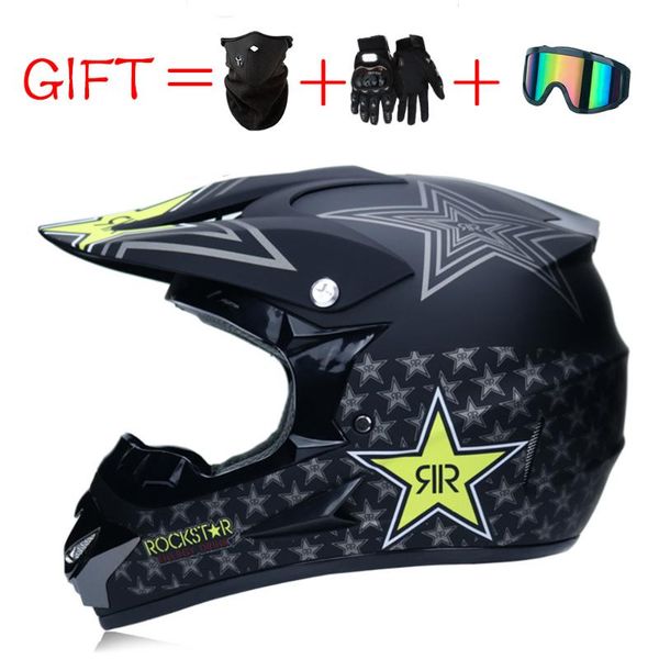 

3 подарка racing off-road full place motorcycle hotmet dot motocross motorbike dirt bike helmet moto casco vintage casco moto