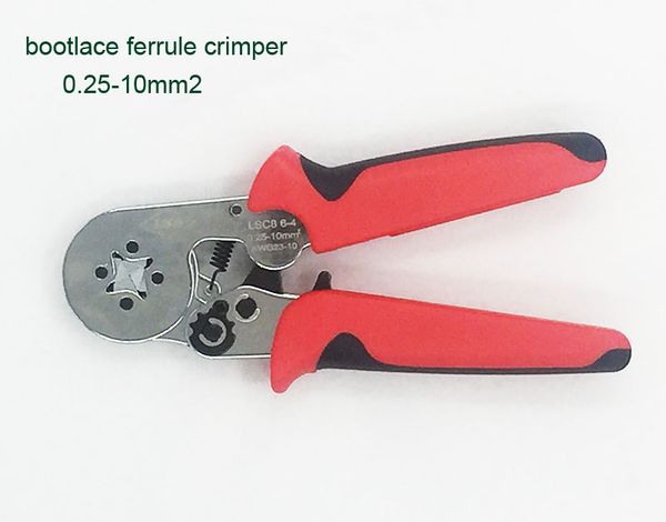 

bootlace ferrule crimper for 0.25-10mm2 wire end sleeves/ferrules lsc8-6-4 self-adjustable cord end sleeves crimping tools