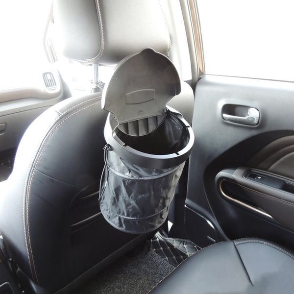 

lightweight foldable design car auto garbage can trash can leakproof foldable -up trash bin car organizer supplies