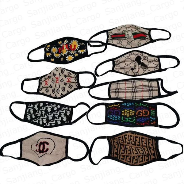 

new luxury face mask letter print mouth-muffle breathable masks reusable washable cycling outdoor designer mask respirator e41001