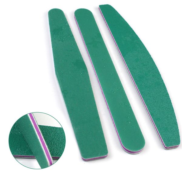 

5pcs/set green professional nail buffer file sandpaper emery block polishing grinding for nail files manicure nailfile sets