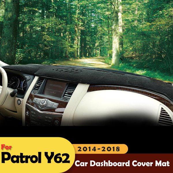 

car dashboard avoid light pad instrument platform desk cover mats carpets for y62 2014 2015 2016 2017 2018
