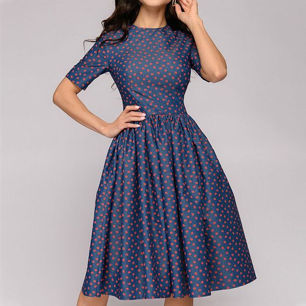 

2020 lip print color short-sleeved dress, Black;gray