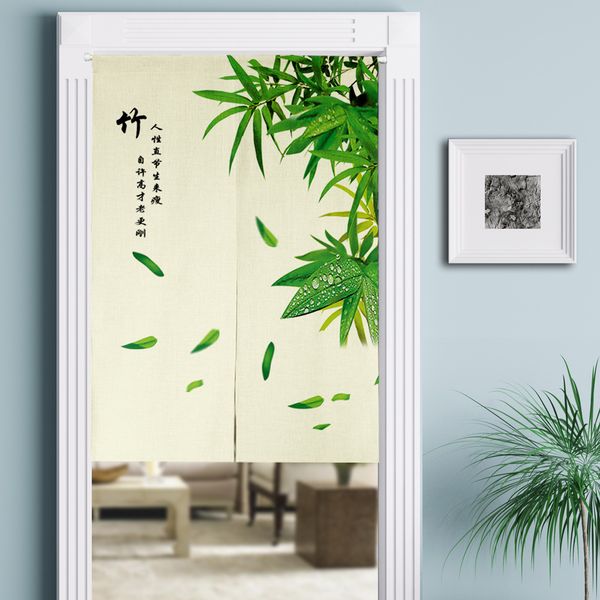 

chinese bamboo pink orchid lotus door curtain japanese home restaurant door curtain noren doorway room divider
