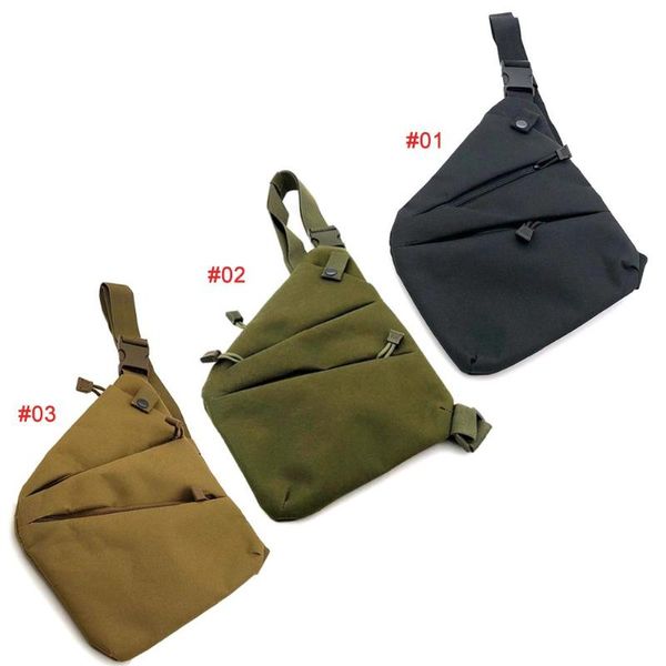 

outdoor muti-functional chest bag anti-theft sports storage shoulder bag