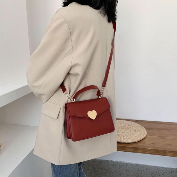 

molave handbags fashion women's solid color simple large capacity leather hasp shoulder bag messenger bag handbags luxury jun5