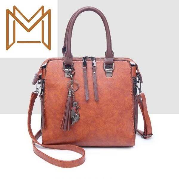 

сумочка классического потенциала женщин свободных плеч satchel trend матирование кожа женщина пакет