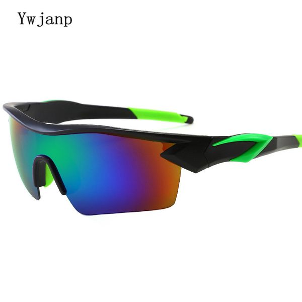 

ywjanp sports sunglasses men brand designer fashion outdoor sport sun glasses driving fishing goggle square glasses oculos uv400, White;black