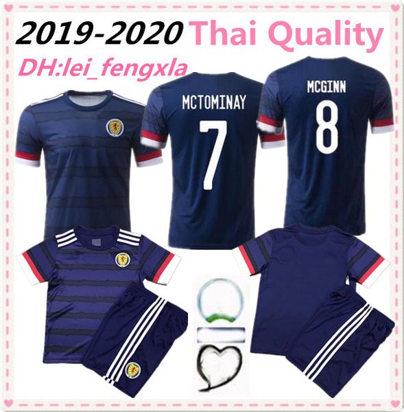 

2020 шотландия главная дети комплект футбол джерси 20 21 шотландия фиолетовый молодежные футбольные майки армстронг национальная команда мак