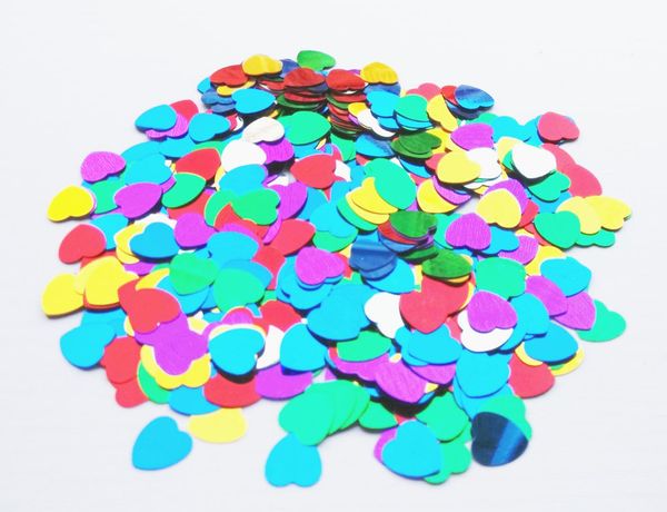 

30g 1000pcs 10mm love heart shine romantic sparkle wedding party birthday confetti table decoration supplies pinata fillers