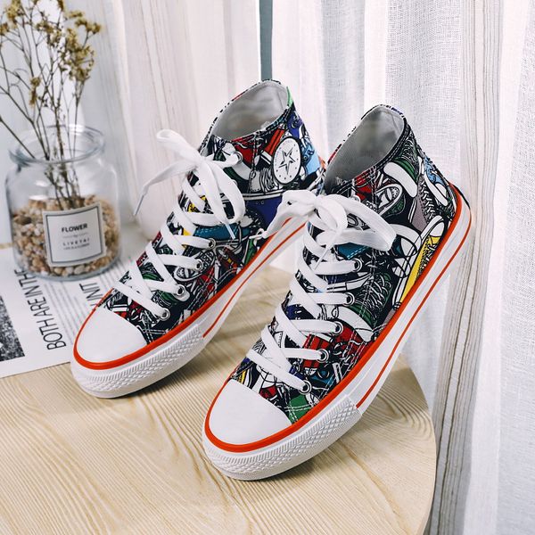 

2020 men casual shoes sport skool sneakers trainers off color white all canvas star shoes speed runner paris, Black