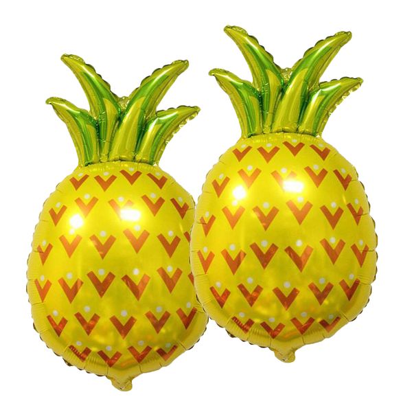 

2pcs large pineapple aluminum foil balloon kids birthday party decoration