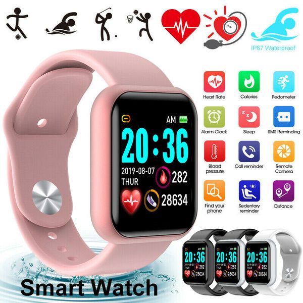 

2020 new smart bracelet watch sports heart rate watch waterproof watch phone mate for iphone ios android samsung lg music bracelet
