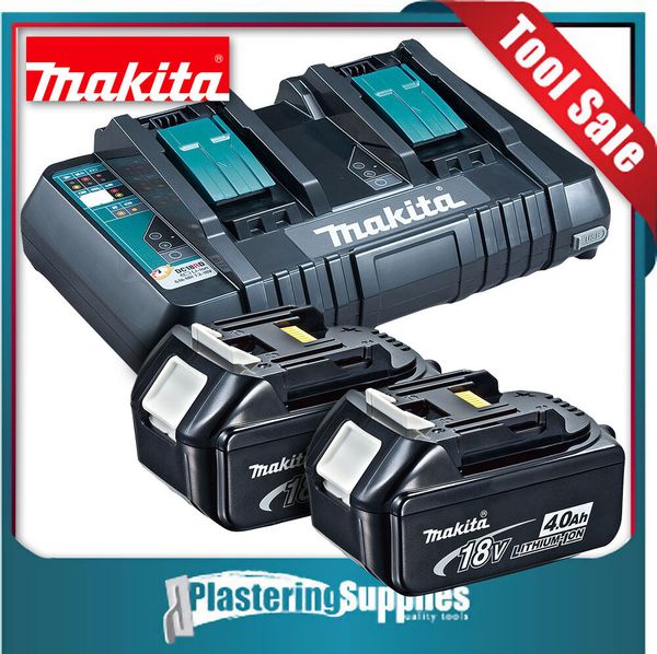 

Detail about makita dc18rd 18v li ion cordle dual battery rapid charger 2x 4 0ah batterie