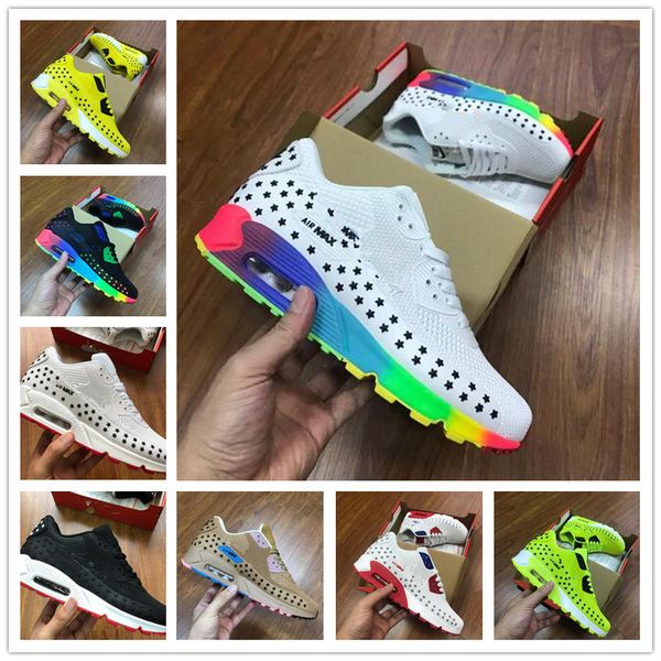 

2019 air nbspmax 90 человек kpu кроссовки открытый кроссовки max 90s запустить кроссовки воздух класса спорт 90с радуга полуботинки размер 4
