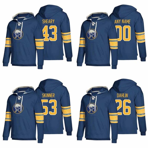 

9 Jack Eichel Hoodie Buffalo Sabres 43 Conor Sheary Sam Reinhart Patrik Berglund Vladimir Sobotka Rasmus Ristolainen Hockey Hoodies