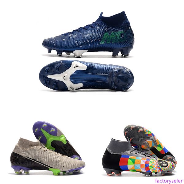

мужские новый superfly 7 elite se fg высокой помощь футбол моды leats роналду cr7 открытых бутсы mercurial пара 13 elite sg