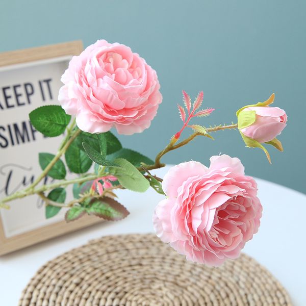 

9colors silk flowers artificial peony flower home christmas wedding decorations marrige decorative flower bouquet party decor