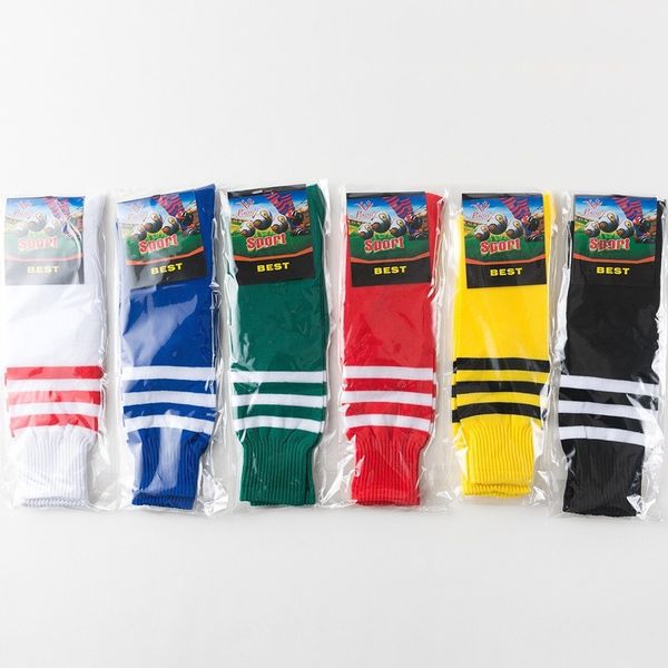 

adults striped soccer baseball football socks thicken over knee ankle sports long socks for girl women stockings wholesale, Black