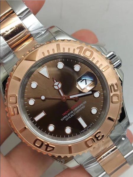 

ar factory luxury 40mm 116622 steel swiss 2824 movement mechanical automatic luxury watch watches, Slivery;brown