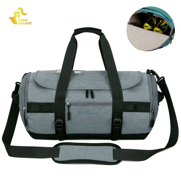 

knight 20-35l fitness gym bag waterproof sport football bag outdoor travel handbag independent shoes storage basketball