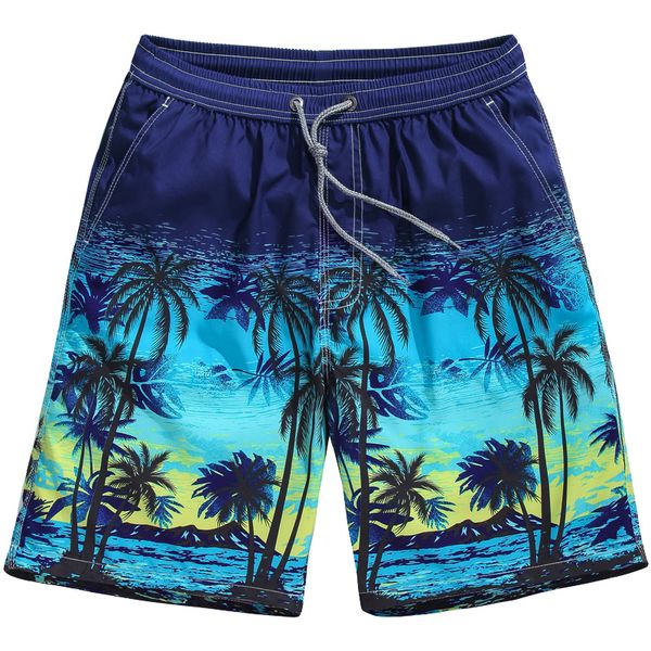 

men's swim trunks quick dry bathing suit beach shorts, White;black