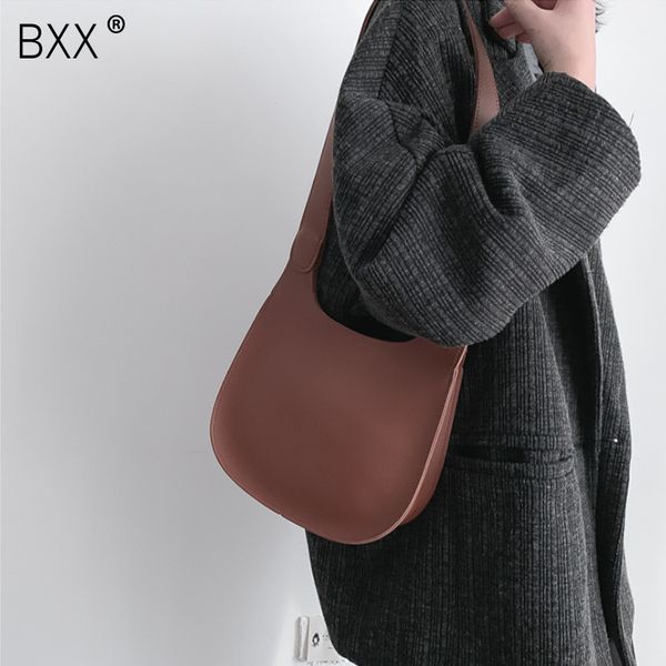

bxx] искусственная кожа crossbody сумки для женщин 2020 весна мода большой емкости плеча сумка леди путешествия сумки hk123