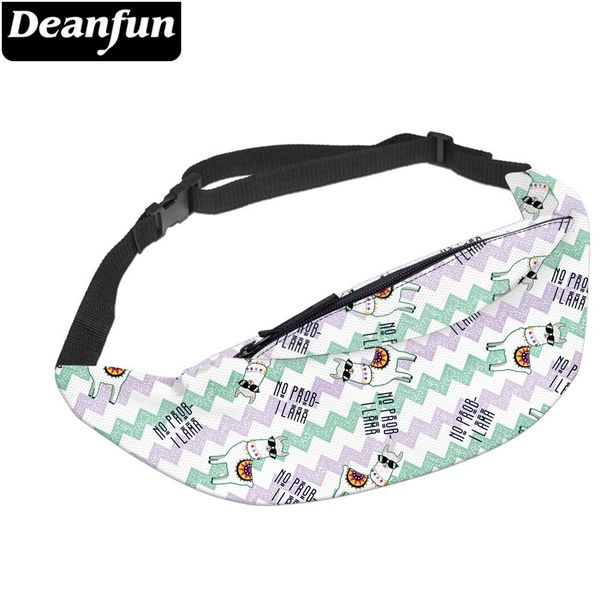 

deanfun water resistant sunglasses llama fanny packs women gift waist pack bum bag lightweight for travel yb-70