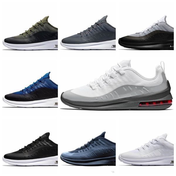 

2018 fashion new axis 98 running shoes triple black white deep blue cool grey for men women casual sports trainers zapatillas sneakers
