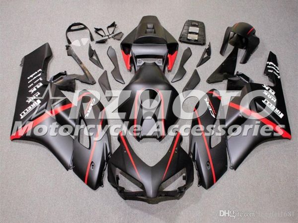 

injection mold new abs full fairings kits fit for honda cbr1000rr 2004 2005 04 05 cbr1000rr bodywork set cool custom matte black