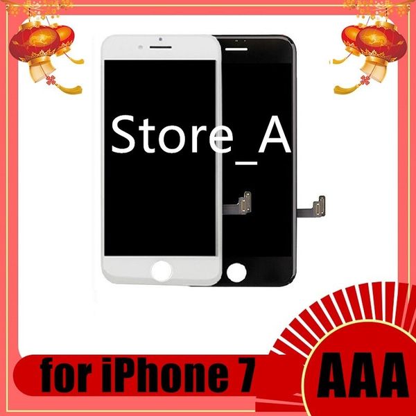 

grade a+++ for iphone 7 lcd display touch screen digitizer with frame full assembly replacement repair parts 100% tested well