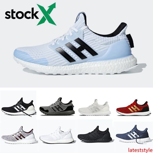 

stock x ultra 4.0 mens running shoes red stripes orca white burgundy primeknit ub 4.0 sports trainers men women sneakers 36-45