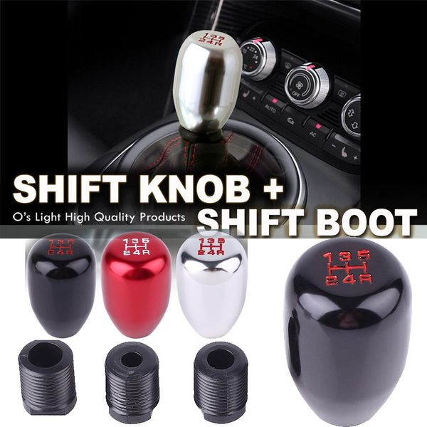 

5 speed type r manual gear stick shift shifter knob car modification parts