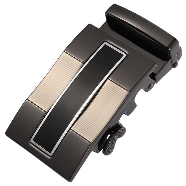 

trousers pants belt alloy buckle automatic belt buckle ly86665, Slivery;black