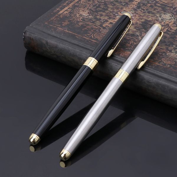 

fine rod writing metal classic signature ballpoint pen school office business l41e, Blue;orange