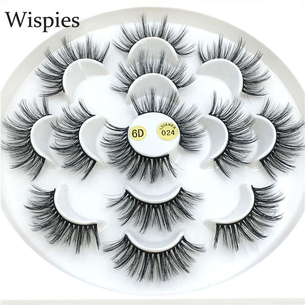 

7 pairs natural false eyelashes fake lashes long makeup 3d mink lashes eyelash extension mink eyelashes for beauty makeup tool