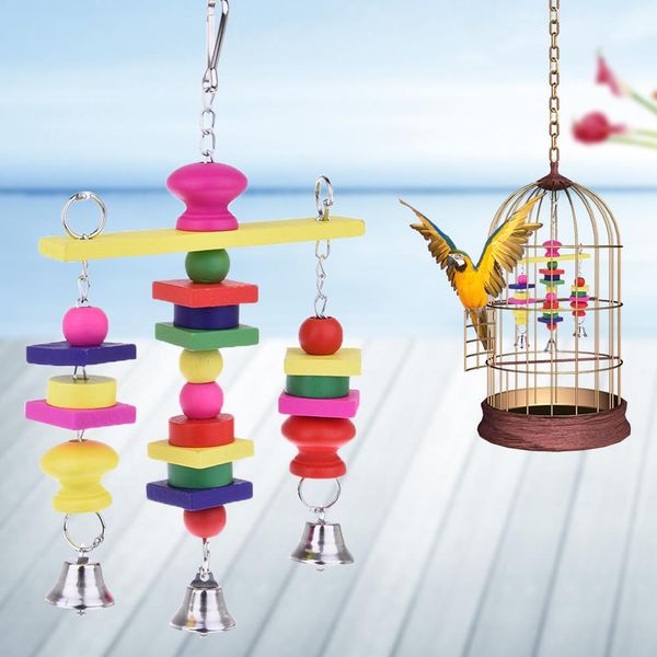 

pet bird toys parrot hammock swing with bell funny bite climbing training education toys birdcage accessories bird supplies new