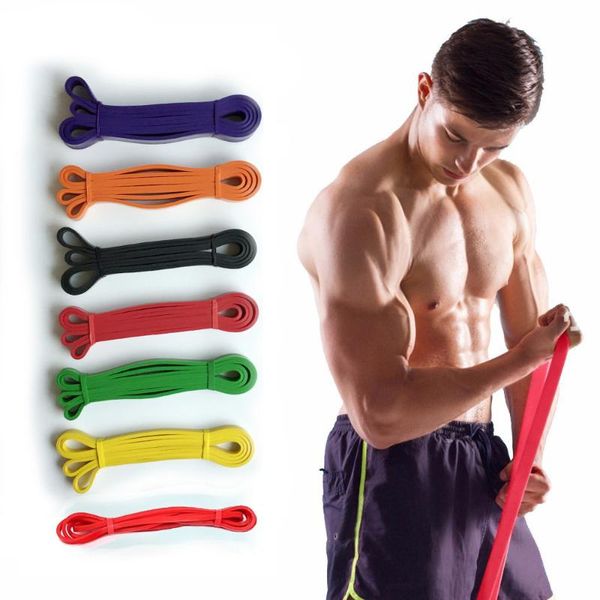 

emulsion elastic tension circle resistance band squat expander chest pull leg track and field power gymnastics fitness equipment