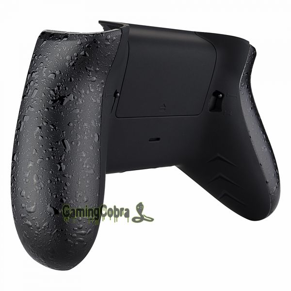 

flashstrigger sbottom shell kit, back shell & handle grips & dual trigger locks for xbox one s & one x controller 1708
