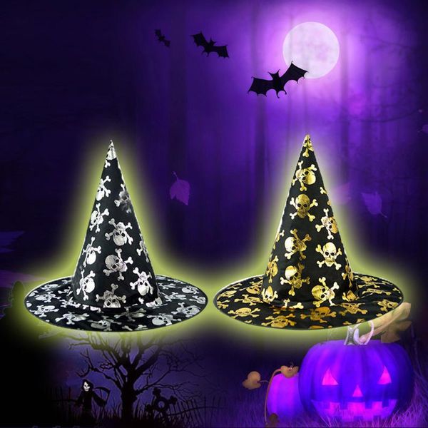 

spider web witch hat womens black witch hat for costume halloween party accessory props halloween home party caps w1018, Blue;gray