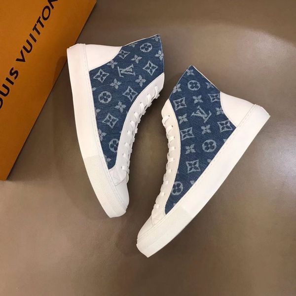 

2020 new qd men's leather casual shoes men's trendy sneakers luxury design casual shoes