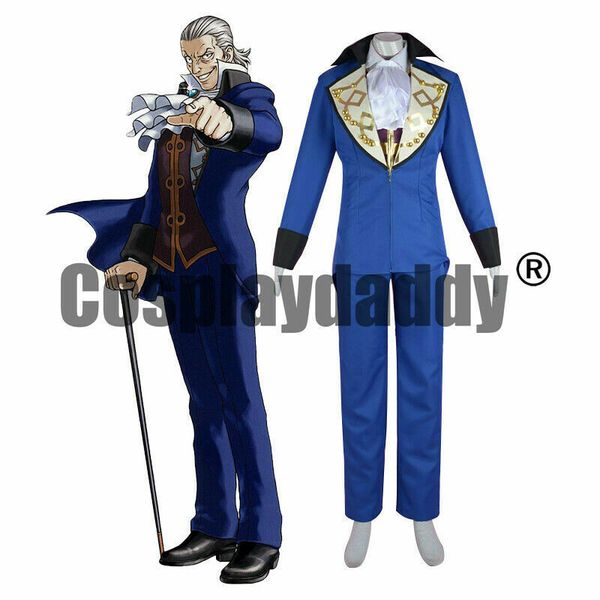 

phoenix wright: ace attorney manfred von karma gou karuma cosplay costume, Black;red