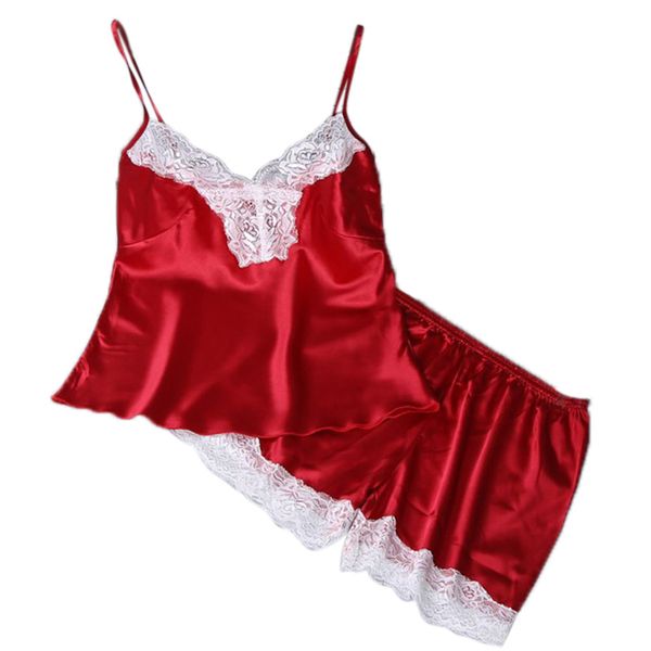 

youyedian lingerie women sleepwear babydoll nightdress nightgown underwear set women fashion lace sleepwear lingerie #w35, Black;red