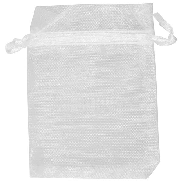 

100 pcs 7x9cm organza jewelry candy gift pouch bags wedding xmas favors white