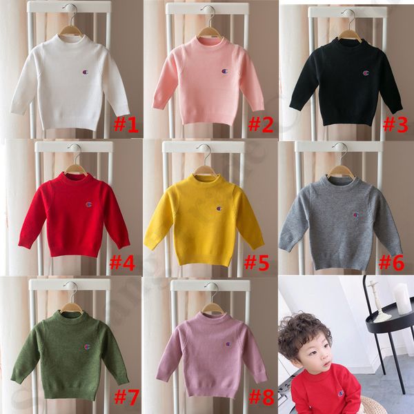 

Чемпион Марка Девушки Мальчики Свитера Детский Дизайнер Вязание Толстовки Письм