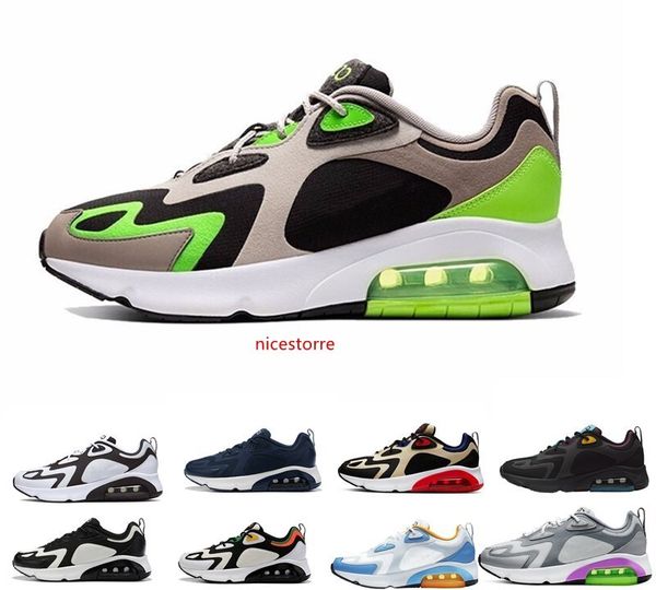 

2020 new men mens outdoor running shoes 200 bordeaux university red mystic green triple black royal pulse trainers sport sneakers shoe 36-45